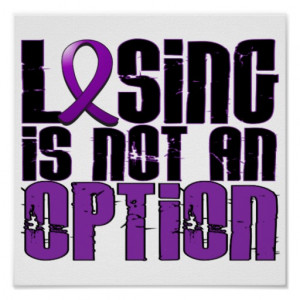 Losing Is Not An Option Lupus Poster