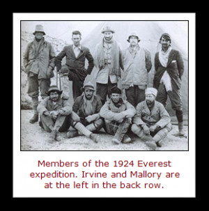 During the 1924 expedition, it cost Mallory his own life.