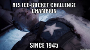 Captain America: ALS Ice Bucket Challenge Champion since 1945