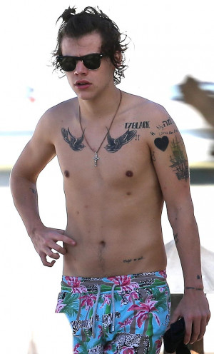 One Direction Harry Styles Tattoo