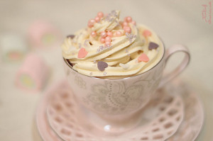 cute, hearts, pink, pretty, teacup, yummy