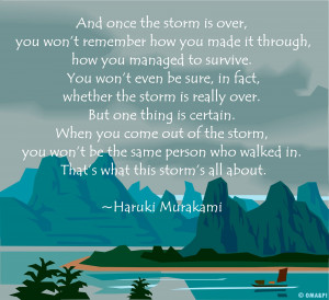 On Storms, Cancer and Chronic Illness #NHBPM