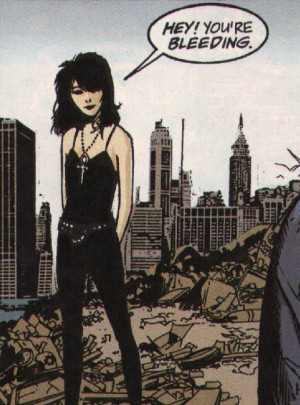 Neil Gaiman's Sandman comics portray Death as a teenaged girl.
