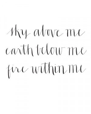 Inspirational quote ... Fire Within Me Art Print via Magpie Paper ...