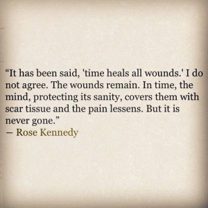 Time doesn't heal all wounds