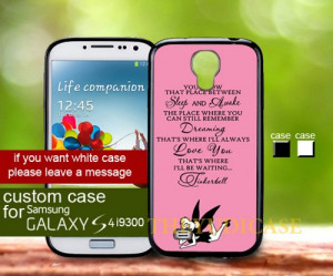 Tinkerbell quotes - Samsung Galaxy S4 case
