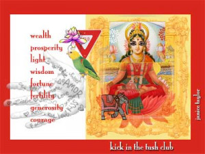 ... Sunday: Lakshmi, Goddess of Wealth and Prosperity (quotes and puzzle