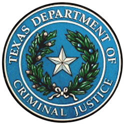 Logo ofthe Texas Department of Criminal Justice.