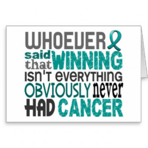 Whoever Said Ovarian Cancer