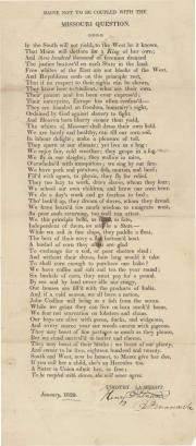 Conference Committee Report on the Missouri Compromise