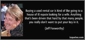 Buying a used rental car is kind of like going to a house of ill ...