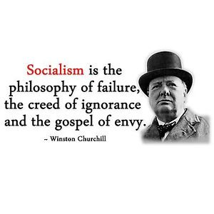 ... Obama-QUOTE-CHURCHILL-SOCIALISM-FAILURE-Conservative-Political-T-Shirt