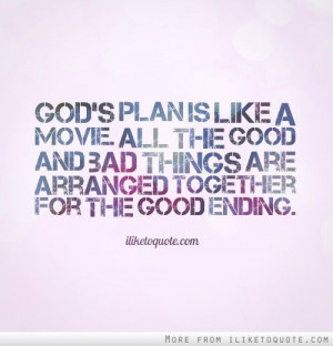 God's Plans...