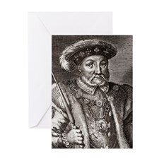 King Henry VIII of England Greeting Card for