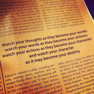 Watch your thoughts islamic quotes, hadiths, duas