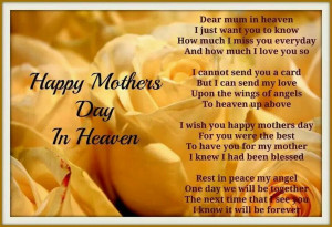 Happy Mother's Day In Heaven