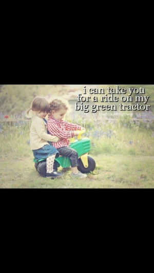 Big green tractor