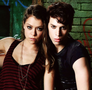 edit Orphan Black tatiana maslany jordan gavaris sarah manning felix ...