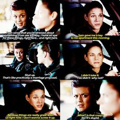 ... andy and chloe more blue tv episode favorite colors rookie blue quotes