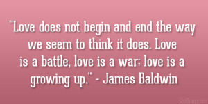 James Baldwin Quotes And Sayings