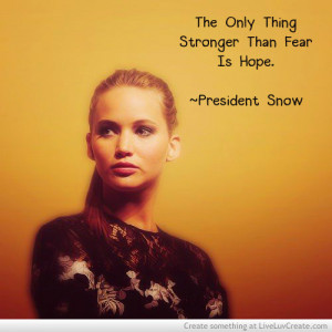 President Snow Quote