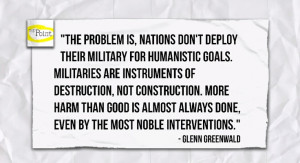 Quote from Glenn Greenwald featured on http://www.youtube.com/user ...