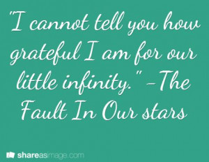 quotes to remember: The Fault In Our Stars Quote