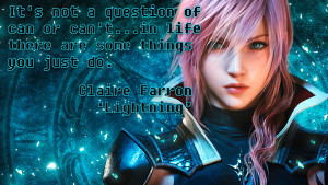lightning final fantasy quote classically trained video games