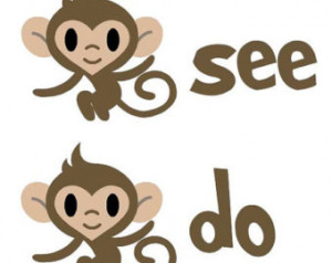 Kids Monkey See Monkey Do Tee Shirt