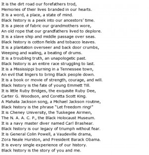 poems About Black History
