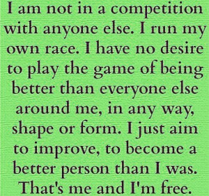 Competing with yourself