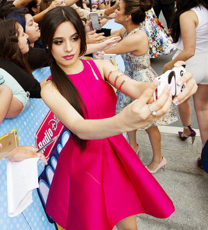 cute, dress, fashion, fifth harmony, girl, hair, pink, camila cabello