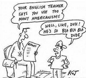 American accent joke