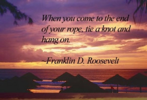 Tie a Knot and Hang On ~ platinumlounge.net Quote and Quote
