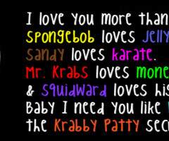 Spongebob Quotes About Love Spongebob love facebook cover