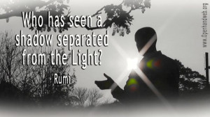 Light darkness rumi quote 16:9