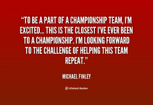 Championship Team Quotes