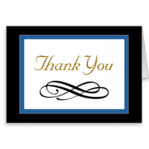 Formal Thank You Cards Note Card
