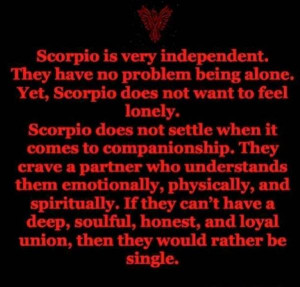 Scorpio --- all or nothing