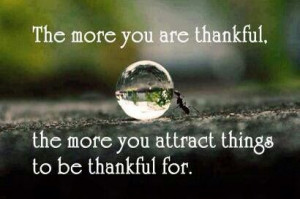 Gratefully Thankful!!! :) Thank You FATHER, SON & HOLY SPIRIT