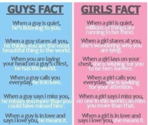 girl facts boy facts