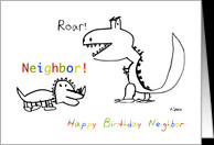 Happy Birthday, Greatest Neighbor of them All card - Product #1067587