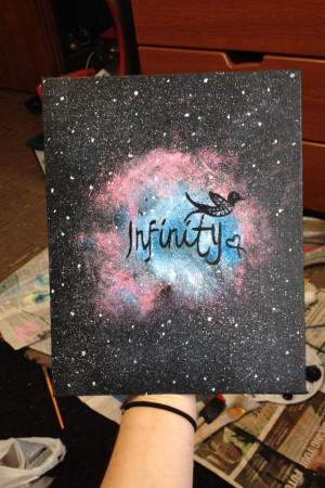 canvas #paint #diy #galaxy #infinity #love: Infinity Paintings Canvas ...