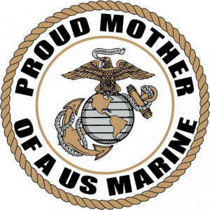 Proud Mother of a US MARINE CORPS Soldier by FiveStarStickers, $5.00