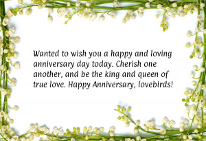 Wish You A Happy And Loving Anniversary Day Today