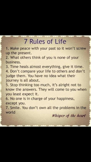 Twitter / TamraBarney: Great rules to live by. I'm ...