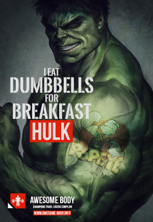 Hulk motivational quotes | I eat dumbbells for breakfest | Cool Quotes