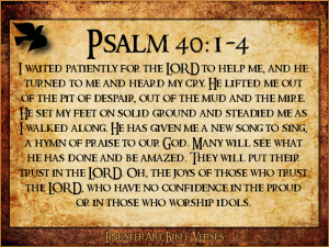 Psalm 40:1-4