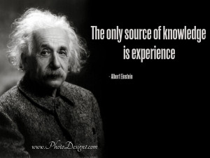 Einstein is one of the people I salute because of his wonderful ...