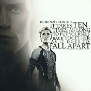 Finnick, one of my favourite characters. Not because of his looks, but ...